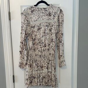 Floral Lace Trim Dress by Tart